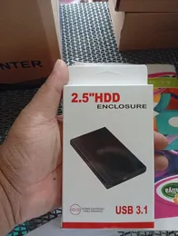 2.5" HDD/SSD Enclosure â USB 3.1 High-Speed External Hard Drive Case