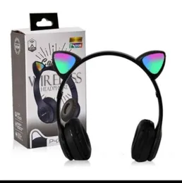 P47M LED Cat Ear Wireless Gaming Headset – Black