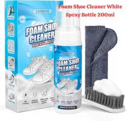 200ml Foam Shoe Cleaner White Spray Bottle