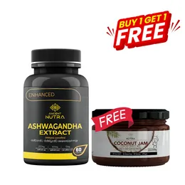 BUY 1 ASHWAGANDHA EXTRACT & GET 1 COCONUT JAM FREE - ORIGINAL