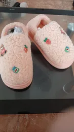 Soft fleece, fuzzy plush house slippers