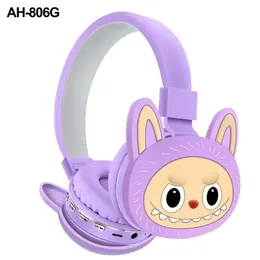 AH-806 Kids Wireless Bluetooth Stitch Headphones  3D Stitch Ears Over-Ear Headset