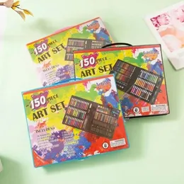 Art Set 150-Piece Variety Drawing Painting Crayons Color Pencils Markers Great Gift for Children
