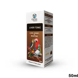 Gem Pharma Liver Tonic â 50ml for Birds Supports Liver, Kidney Function & Moulting Health