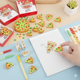 pizza shaped eraser