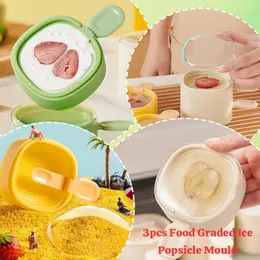 3pcs Food Graded Ice Popsicle Mould