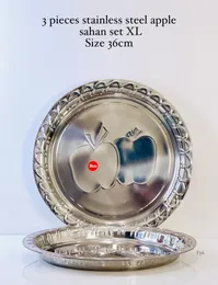 XL Size 36cm-3pcs Stainless Steel Apple Sahan Set