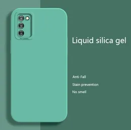 Soft Silicone Slimfit case Back Cover for Samsung A03 Green