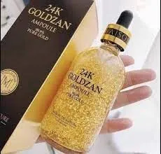 MAISON de NATURE 24k Goldzan Ampoule 99.9% Pure Gold Serum 100ml / 3.38 fl. oz.  / body  24K Pure Gold Serum