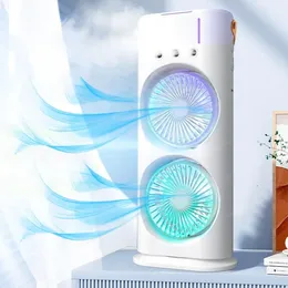 Double-Ended Mist Spray Desktop Cooler Fan