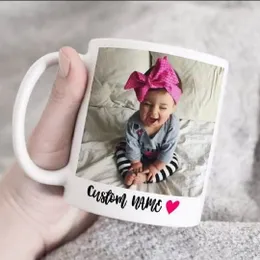 Customized Mug - Personalized Photo On Coffee Mug/Cup for Gift - White Ceramic Mugs