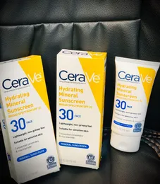 CeraVe Hydrating Mineral Sunscreen Broad Spectrum SPF 30 Face Lotion