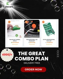 The Great Combo Plan: 53 Pcs Tool Set, LED Headlight & Pain Relief Patches