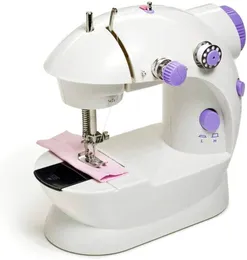 Compact and Portable 4 in 1 Mini Sewing Machine with Adapter and Foot Pedal Household mini portable machine