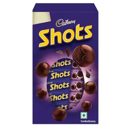 Cadbury Dairy Milk Shots Chocolate Balls Carton Pack 185.6 g (58 pcs)
