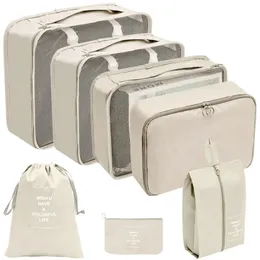 7 in 1 travel storage bag set