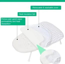 Foldable Tabletop Mini Ironing Board with Heat-Resistant Cover