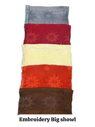 1 Yard Embroidery Big shawl