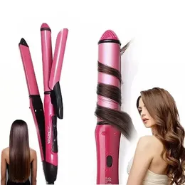 Nova NHC-2009 2-in-1 Hair Straightener and Curler – Versatile Styling Tool