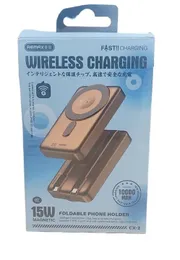 Remax CX-2 20W Magnetic Wireless Power Bank with Foldable Phone Holder – 10000mAh Fast Charging