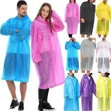 Extra Thick Disposable Unisex Raincoat