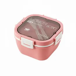 Portable Double Layer Lunch Box (1700ml)