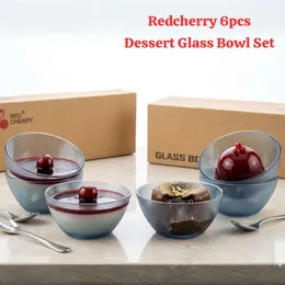 Redcherry 6pcs Dessert Glass Bowl Set