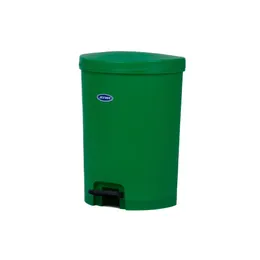 Plastic pedal-type garbage bin