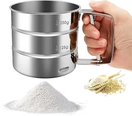 Stainless Steel Hand-Held Flour Sifter Cup