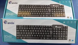 Banda BW-08 Wired USB Desktop Keyboard with Spill-Resistant Design