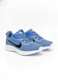 Women's Blue Mesh Running Shoe - Lightweight Athletic Trainer