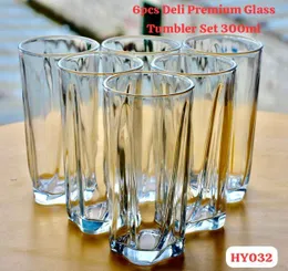 300ml 6pcs Deli Premium Glass Tumbler Sets