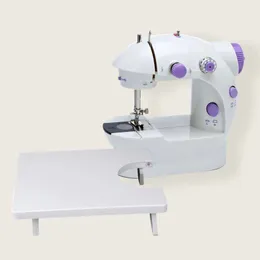 Mini Portable Sewing Machine with Extension Table Handheld Electric Sewing Machines Adjustable 2-Speed Sewing Machine