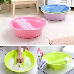 Wash Basin Plastic Round Laundry Basin – 28cm