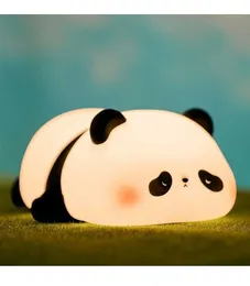 Sleeping Panda Silicone Night Lamp – Touch Controlled