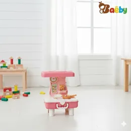 Tableware suitecase set 8838A-2 | little diy cook kitchen play set