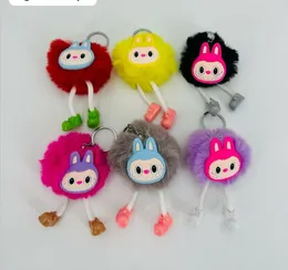 20 pcs plush Pikachu keychains