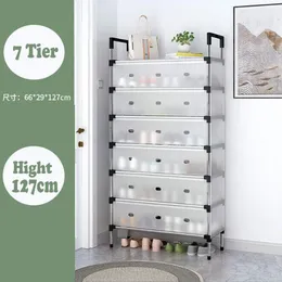 7 layer dust proof shoe rack