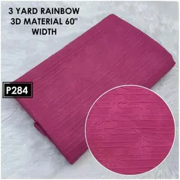 Pink Italian Embossed Fabric 3 Yards 60" Width P284, Italian Embossed Pink Fabric 60" Width 3 Yards, 3D Material 60" Pin