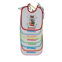 Baby Bib for 7 Days â Pack of 7 Soft Feeding Bibs