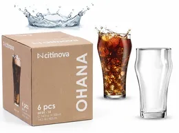 6 Pcs Citinova Ohana Glass Set - 405ml