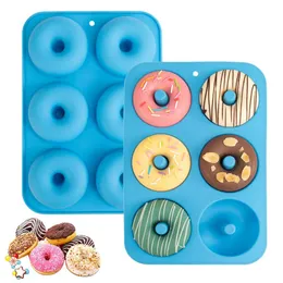 6 Hole Silicone Donut Design Mold