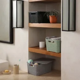 33x23x15 Cm Decorative Rattan Box