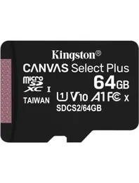 Canvas Select Plus 64GB microSD Card Class 10 UHS-I speeds up to 100MB/s with Adapter (SDCS2/64GBIN) suitable for CCTV, 
