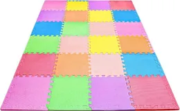 2, 4, 8, 16 Pcs Tiles Kid's Puzzle Play Mat, Foam Mats Solid Foam Floor Mats, EVA Interlocking Puzzle Exercise Mats for 