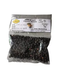 Premium Black Pepper Seeds 25g, Authentic Sri Lankan Pepper Seeds 25g, Fresh Ground Pepper Base, Natural Whole Spice