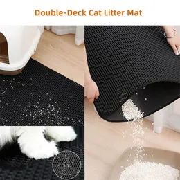 Kitty Cat Litter Mats Trapping Honeycomb Double Layer Design Waterproof 60 x 45CM