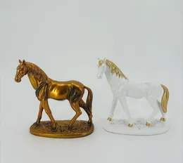 small modern-style horse figurines