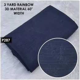 Dark Blue Italian Embossed Fabric 3 Yards 60 Width P287, Italian Embossed Dark Blue Fabric 60 Width 3 Yards, 3D Material