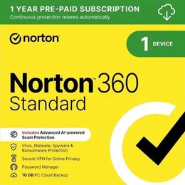 Norton 360 Standard 2025 (1 Year, 1 Device)